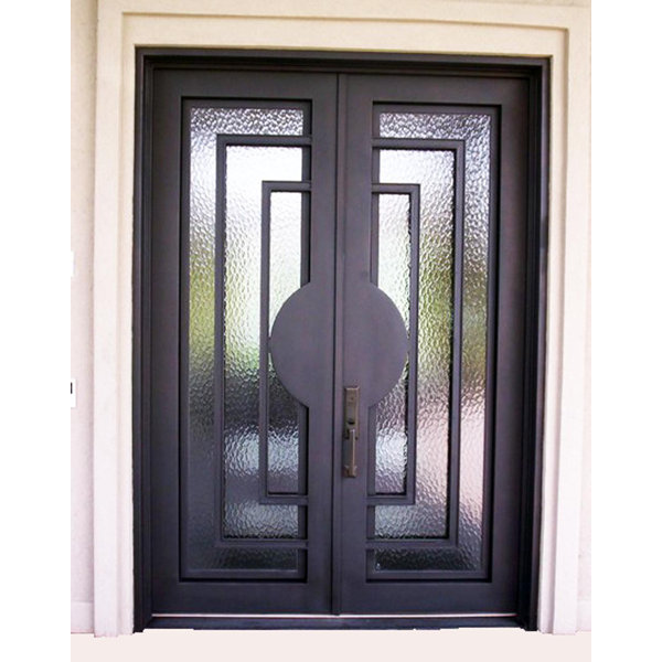 Custom Iron Door Pros 72'' x 81'' Iron Front Entry Doors Wayfair
